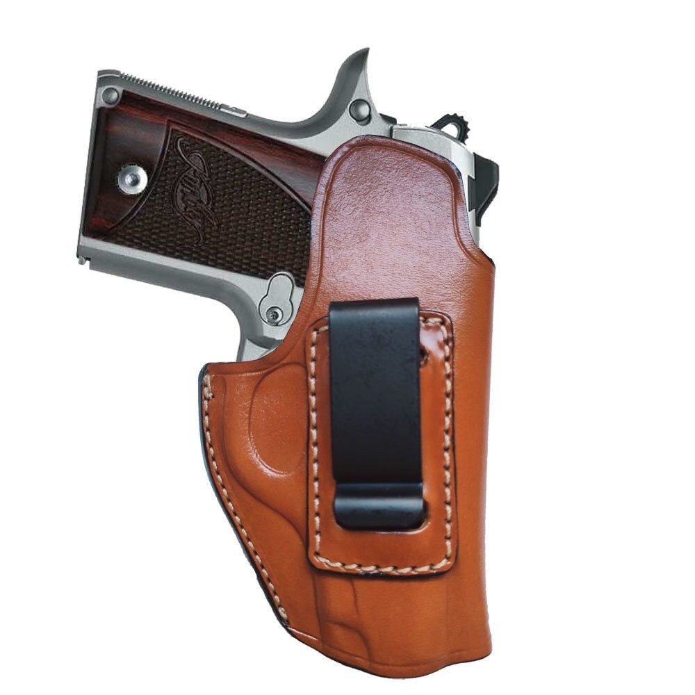 Dazzling Pro Leather Holster For 1911 Pistols - Fits Colt, Kimber, Browning Hi Power, Basketweave