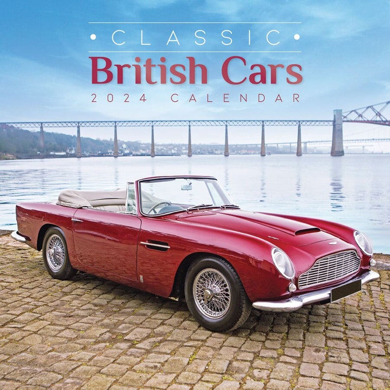 CLASSIC BRITISH CARS Calendar 2024 Etsy