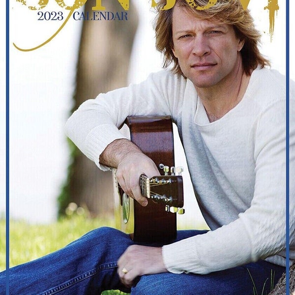Bon Jovi Calendar Etsy UK