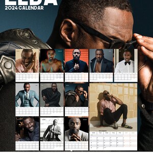 IDRIS ELBA 2024 Calendar - Etsy