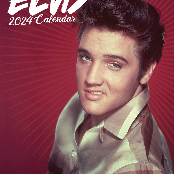 Elvis Presley 2024 Calendar Etsy