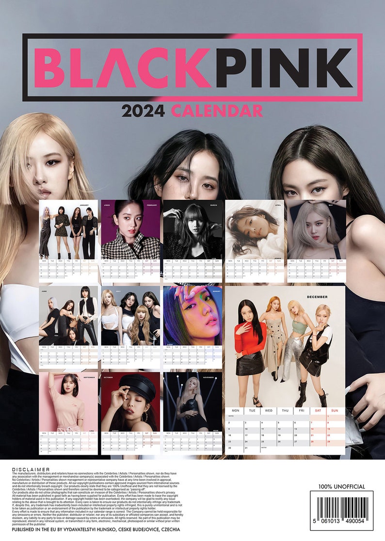 BLACKPINK 2024 Calendar Etsy UK