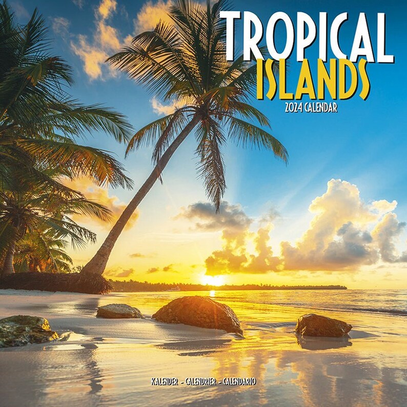 TROPICAL ISLANDS Calendar 2024 Etsy