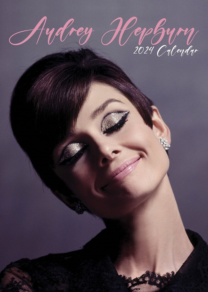 AUDREY HEPBURN 2024 Calendar DULUXE Etsy UK
