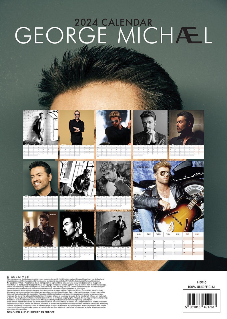 MICHAEL 2024 Calendar DELUXE Etsy UK