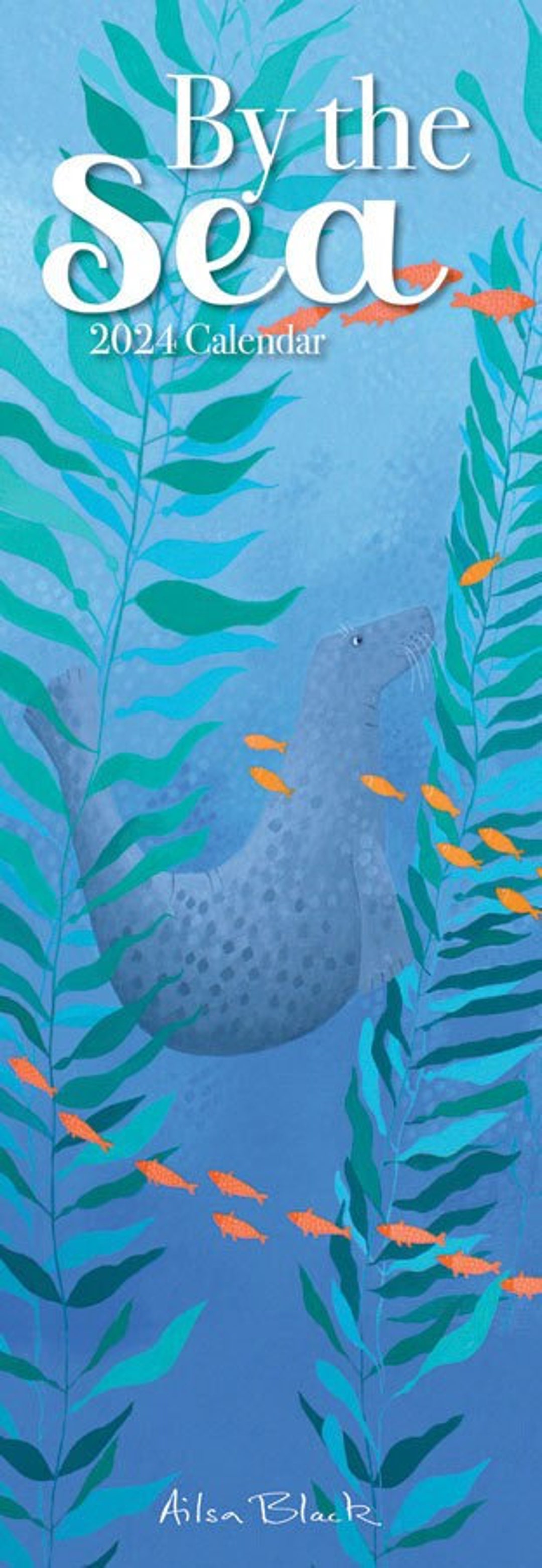 By the Sea Slim Calendar 2024 Etsy