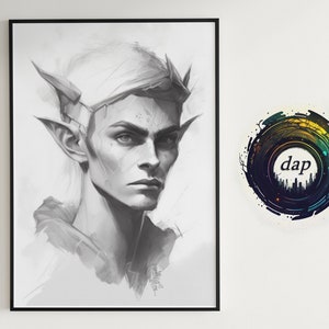 Beautiful Male Elf Sketch