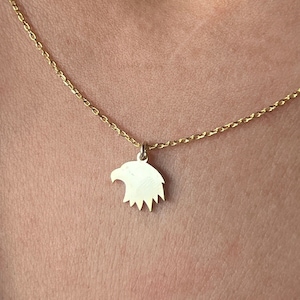 Eagle Necklace • 14K Gold Plated • 925K Silver Necklace • King of Birds Pendant • American Eagle Necklace • Gift For Her • Animal Necklace