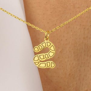 14 kt vergulde slangenketting ketting sterlingzilver slangensieraden