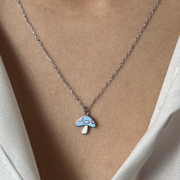 Mushroom necklace zara Clearance