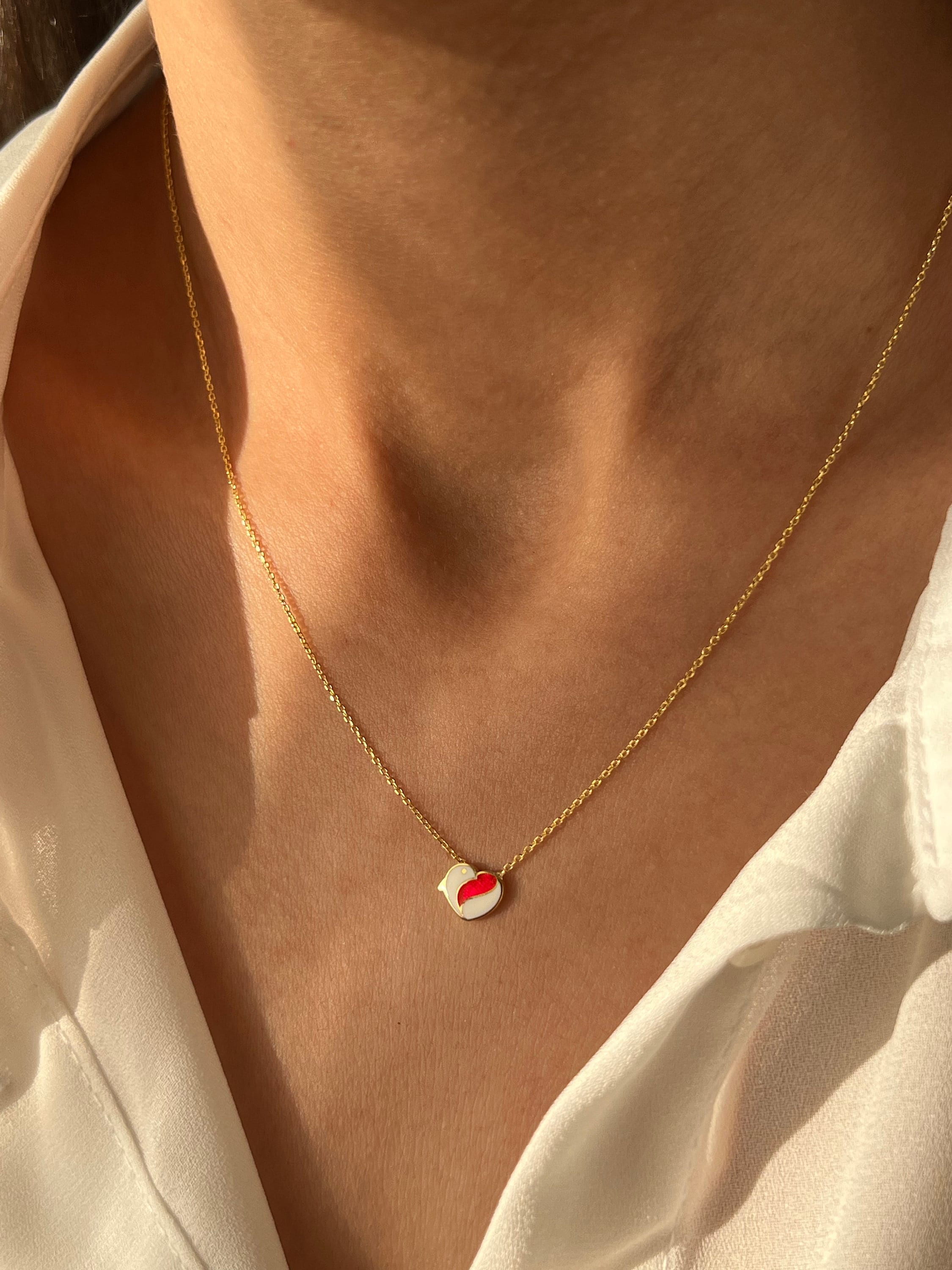 Dolphin Necklace • 14K Gold Plated • Fish Pendant • 925 Silver • Ocean Jewelry • Gift for Her • Minimalist Gift for Her • Fishing Gift