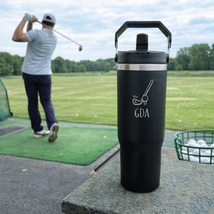 Personalised Water Bottle For Golf