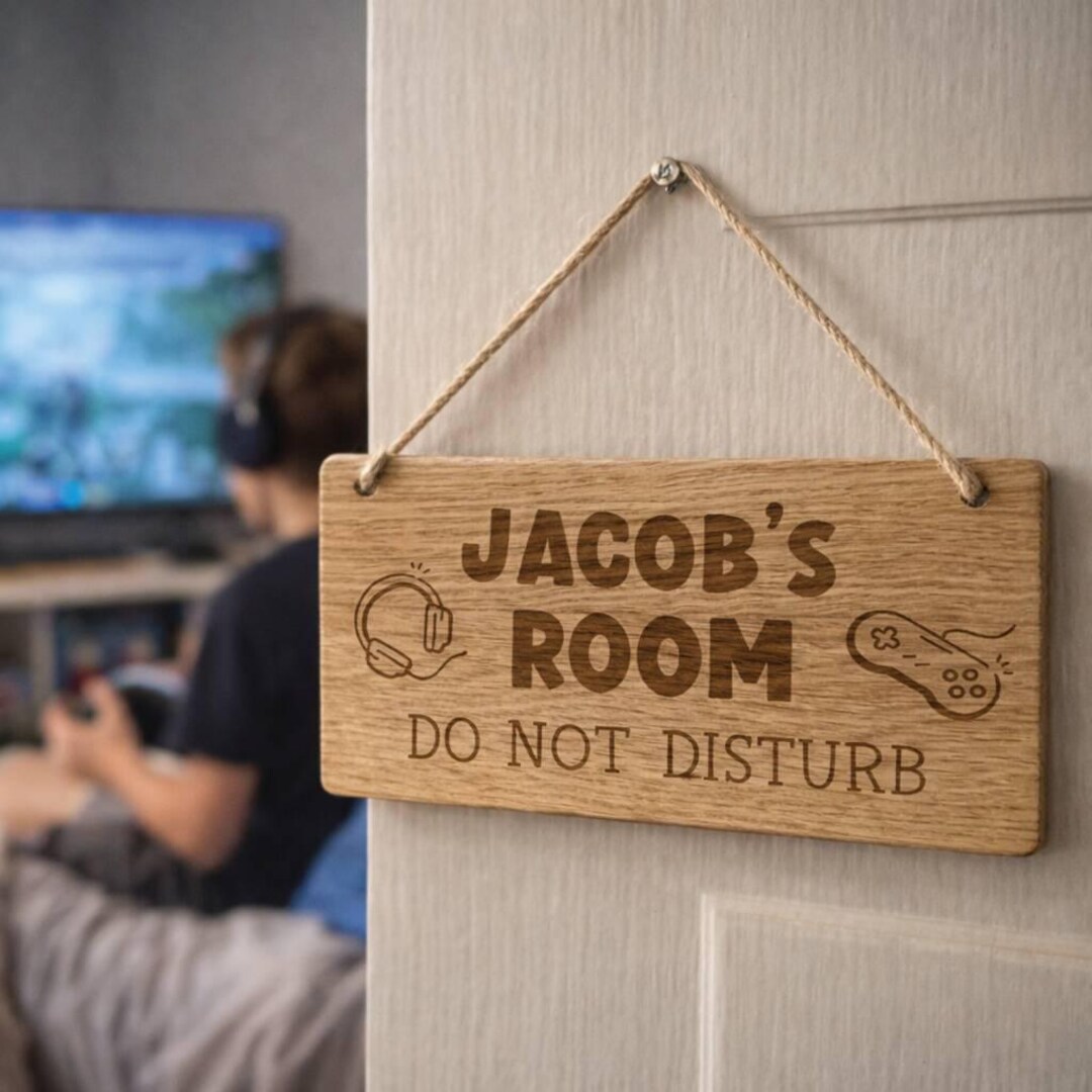 Personalised Boys Bedroom Sign - Etsy