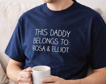 Men's Personalised Daddy T Shirt