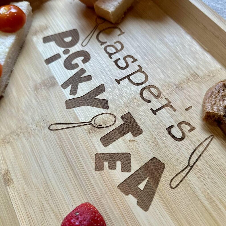 Personalised Kids Picky Tea Platter Plate - Etsy