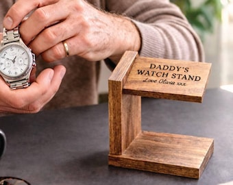 Personalised Daddy's Watch Stand