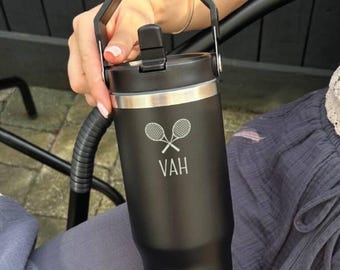 Personalised Water Bottle For Tennis