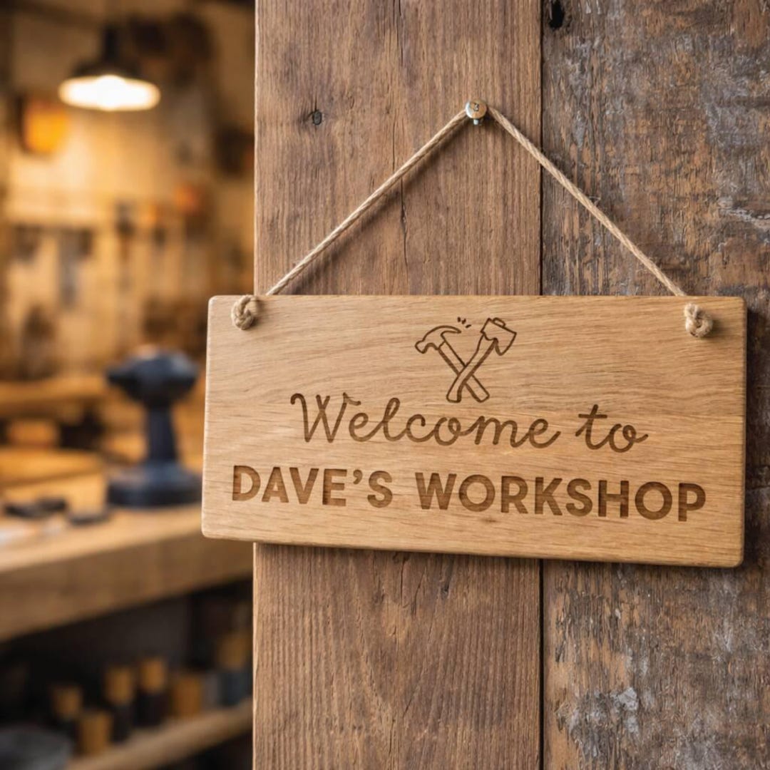 Tool Theme Sign Personalised Tool Workshop Sign - Etsy