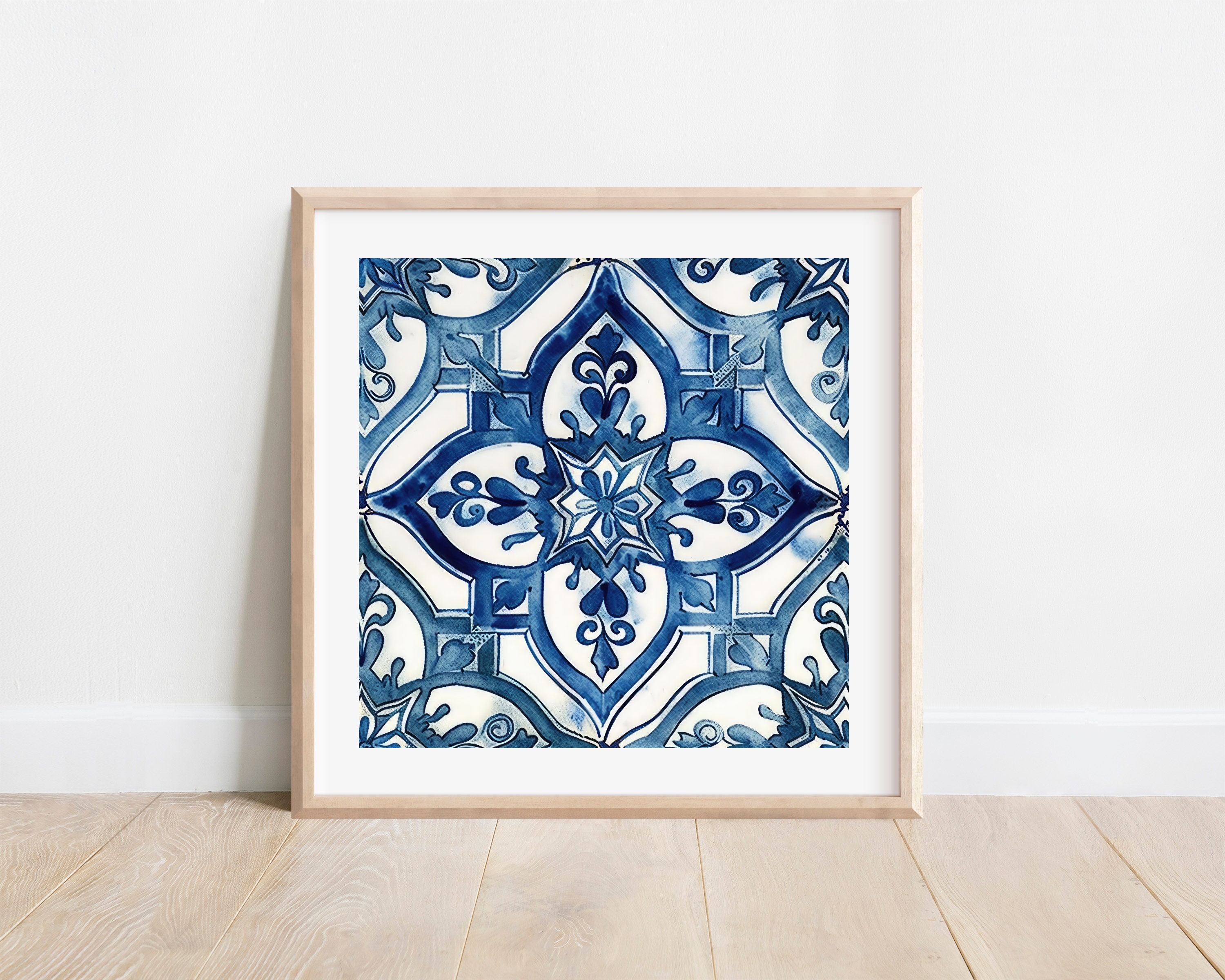 Spanish Tile Print Spanish Wall Art Watercolor Tile Artwork Spanish Spanish Tile Print Spanish Wall Art Watercolor Tile Artwork Spanish