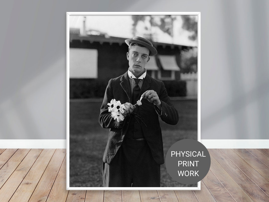 Buster Keaton Print I Buster Keaton Poster I Legendary American Actor