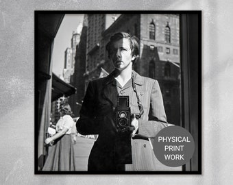 Vivian Maier Print I Vivian Maier Poster I Taken in October 18th, 1953 in New York #Street photographer