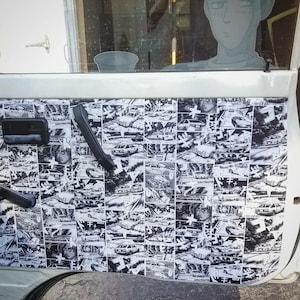 Initial D Door Panel Fabrics | Anime Door Cards | JDM