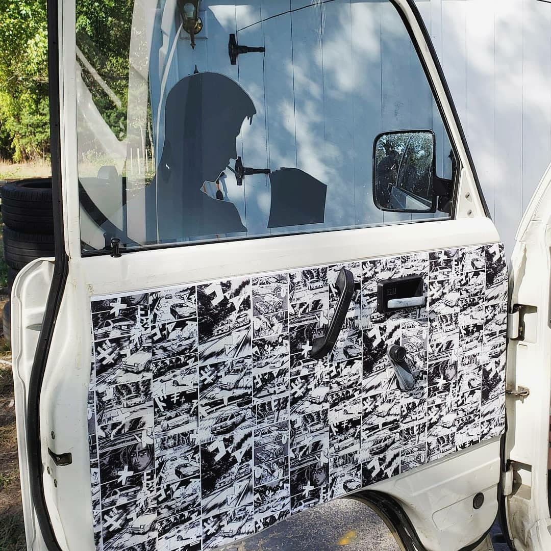 Initial D Door Panel Fabrics Anime Door Cards JDM Etsy
