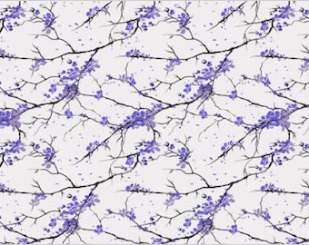 Purple Sakura Amor (W) Door Panel Fabrics | Door Cards | JDM Car Decorations