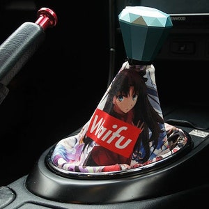 Colored Anime Waifu Shift Boot | Anime Car Decor | JDM Car Decoration