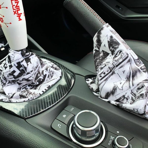 Initial D Shift Boot | Handbrake Boot | Anime Car Accessory