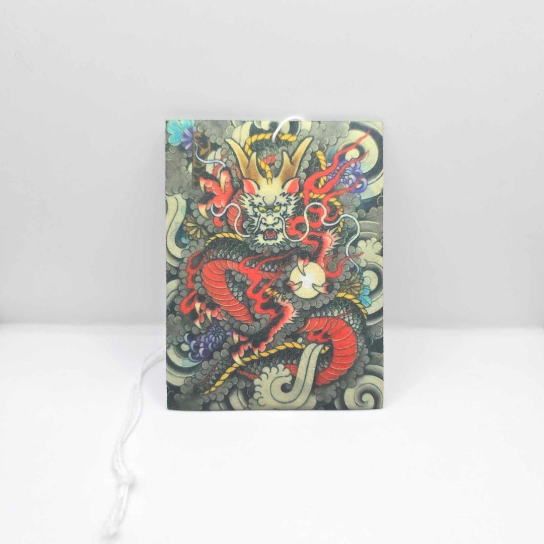 Ryu Car Air Freshener - Japanese Dragon Car Freshies - Freshner - Car ...