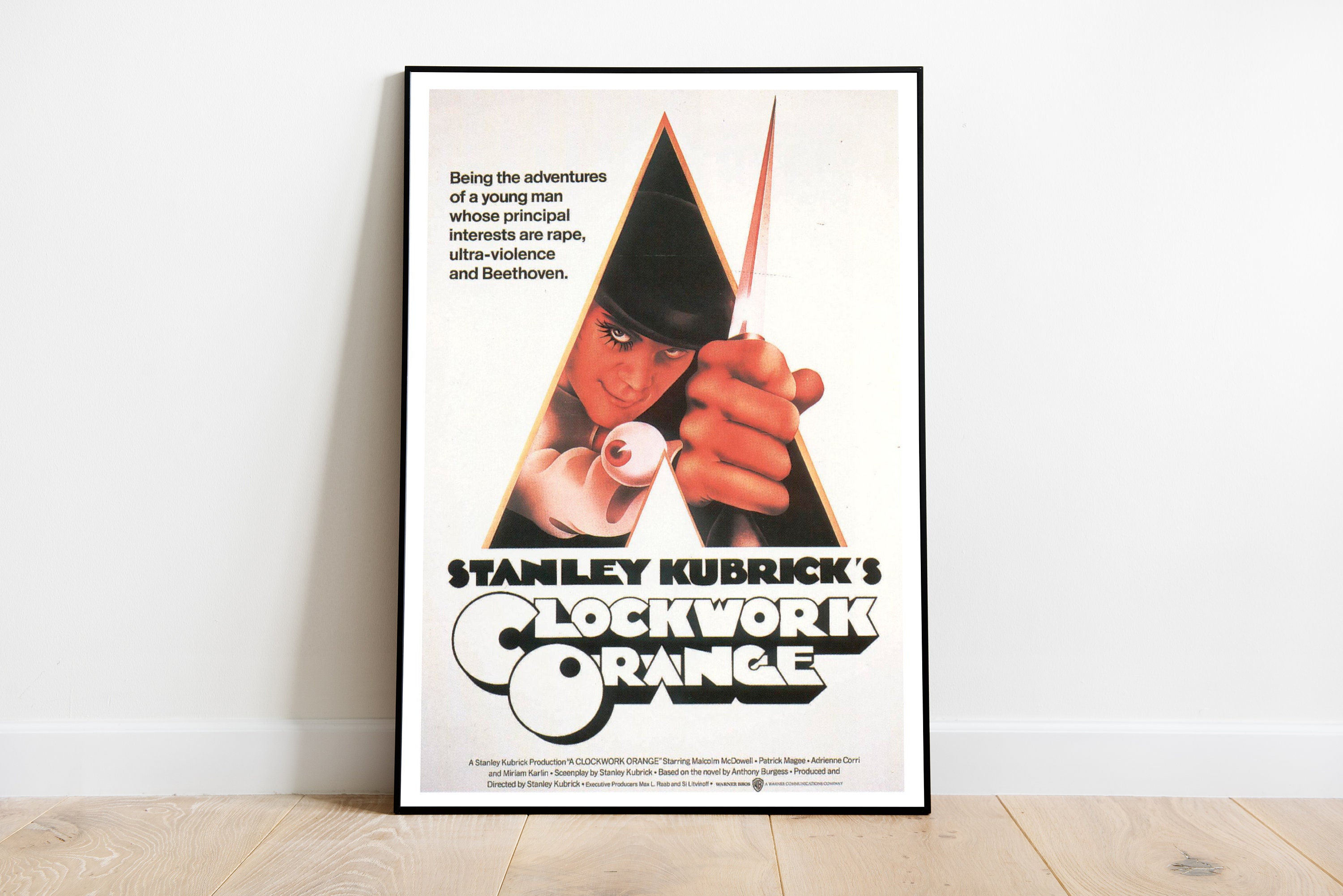 CLOCKWORK ORANGE, Stanley Kubrick, X Rated Ratings Box Original Movie  Theater Poster - Original Vintage Movie Posters