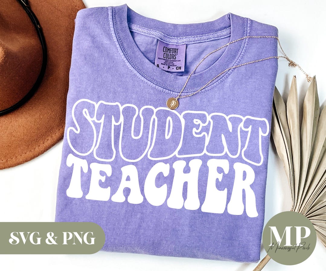 Student Teacher SVG & PNG - Etsy