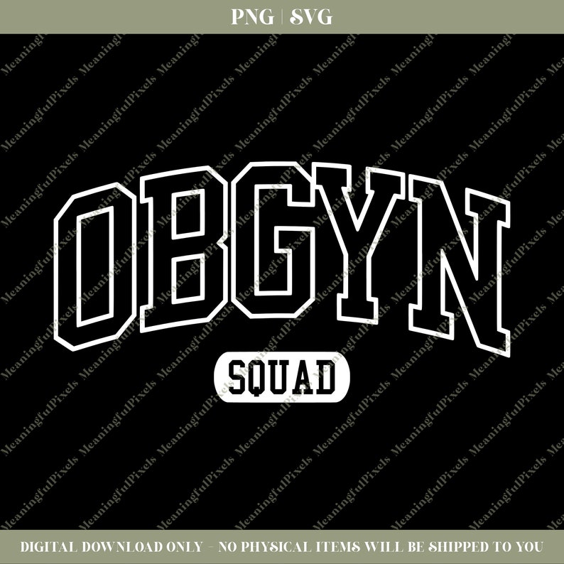 Obgyn Squad SVG & PNG - Etsy