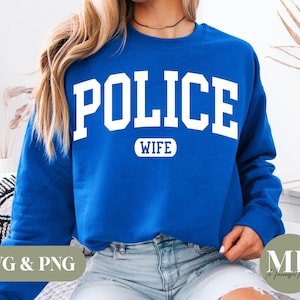 Police Wife SVG & PNG