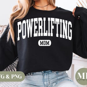 Mamá levantadora de pesas SVG y PNG