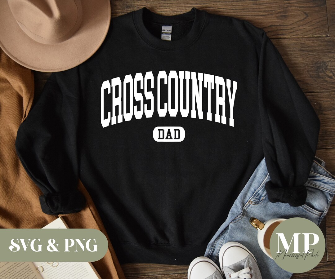 Cross Country Dad SVG & PNG Etsy