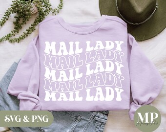 Dame au courrier SVG et PNG