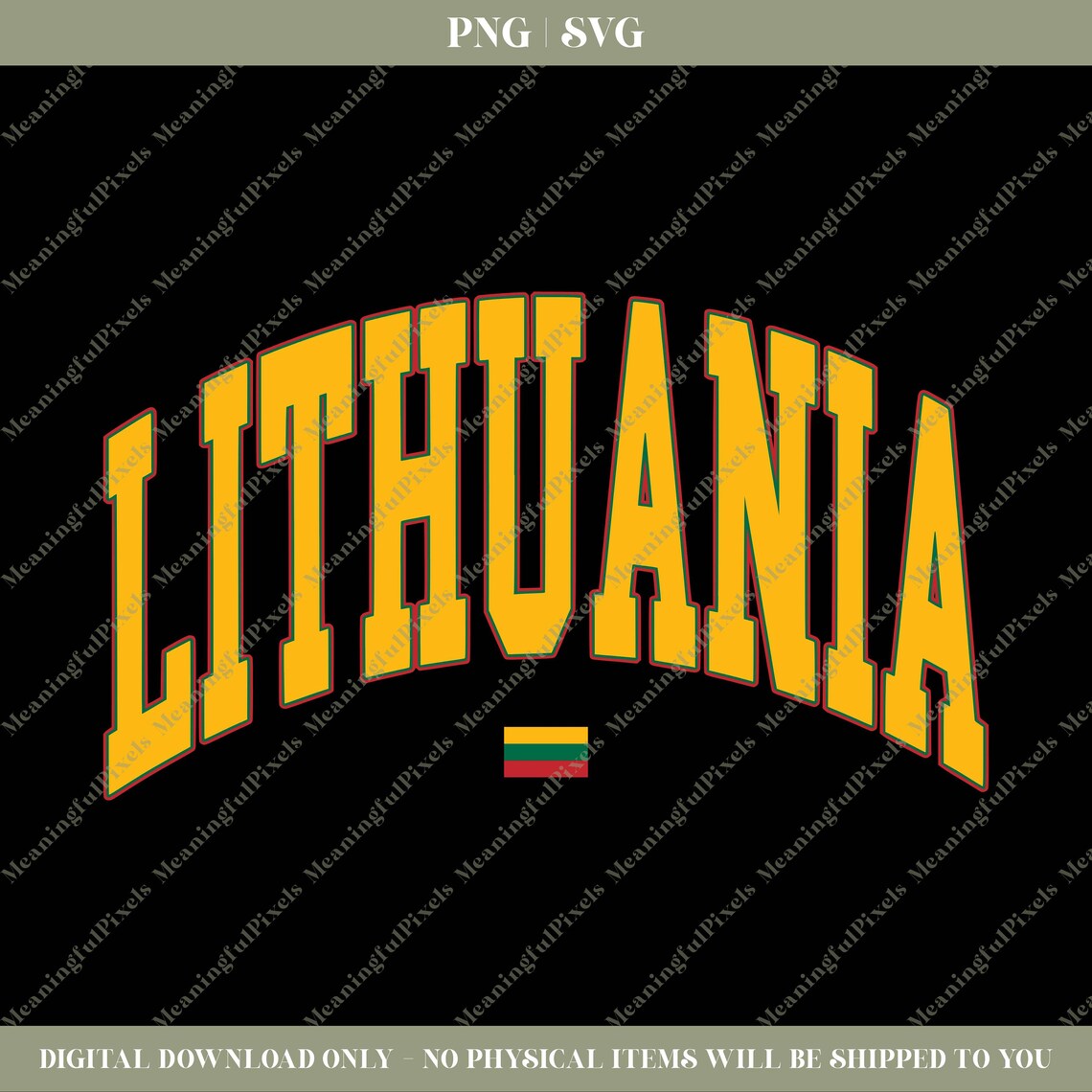 Lithuania Svg Lithuania SVG & PNG - Etsy