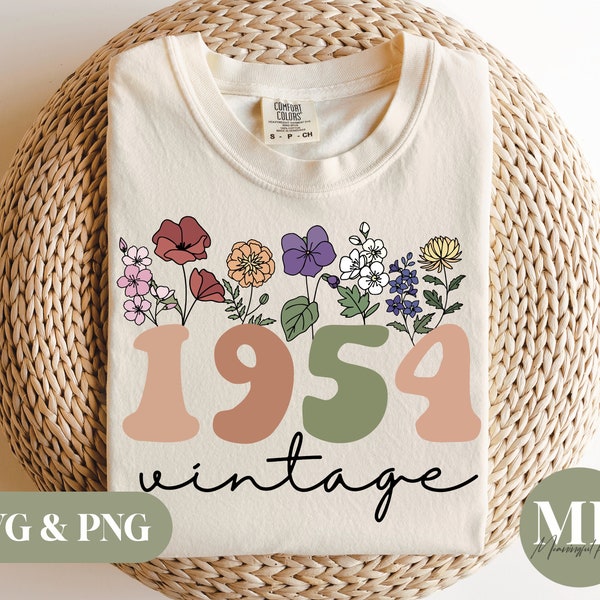 Vintage 1954 SVG & PNG