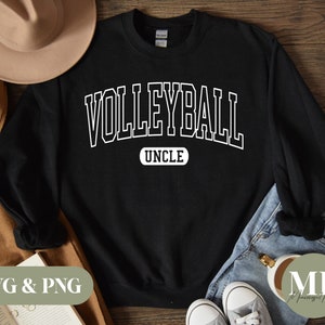 Volleyball Uncle SVG & PNG