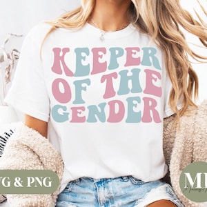 Keeper Of The Gender | Funny Gender Reveal/Pregnancy SVG & PNG