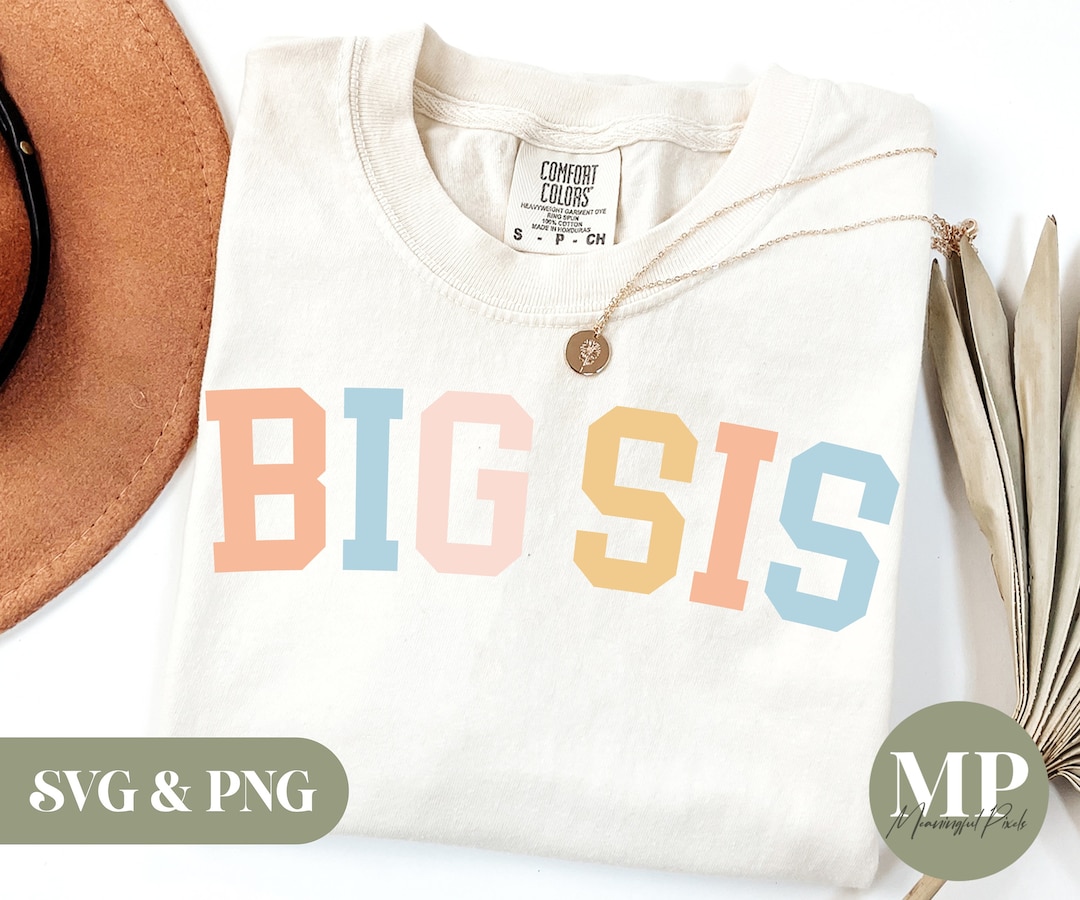 Big Sis SVG & PNG - Etsy