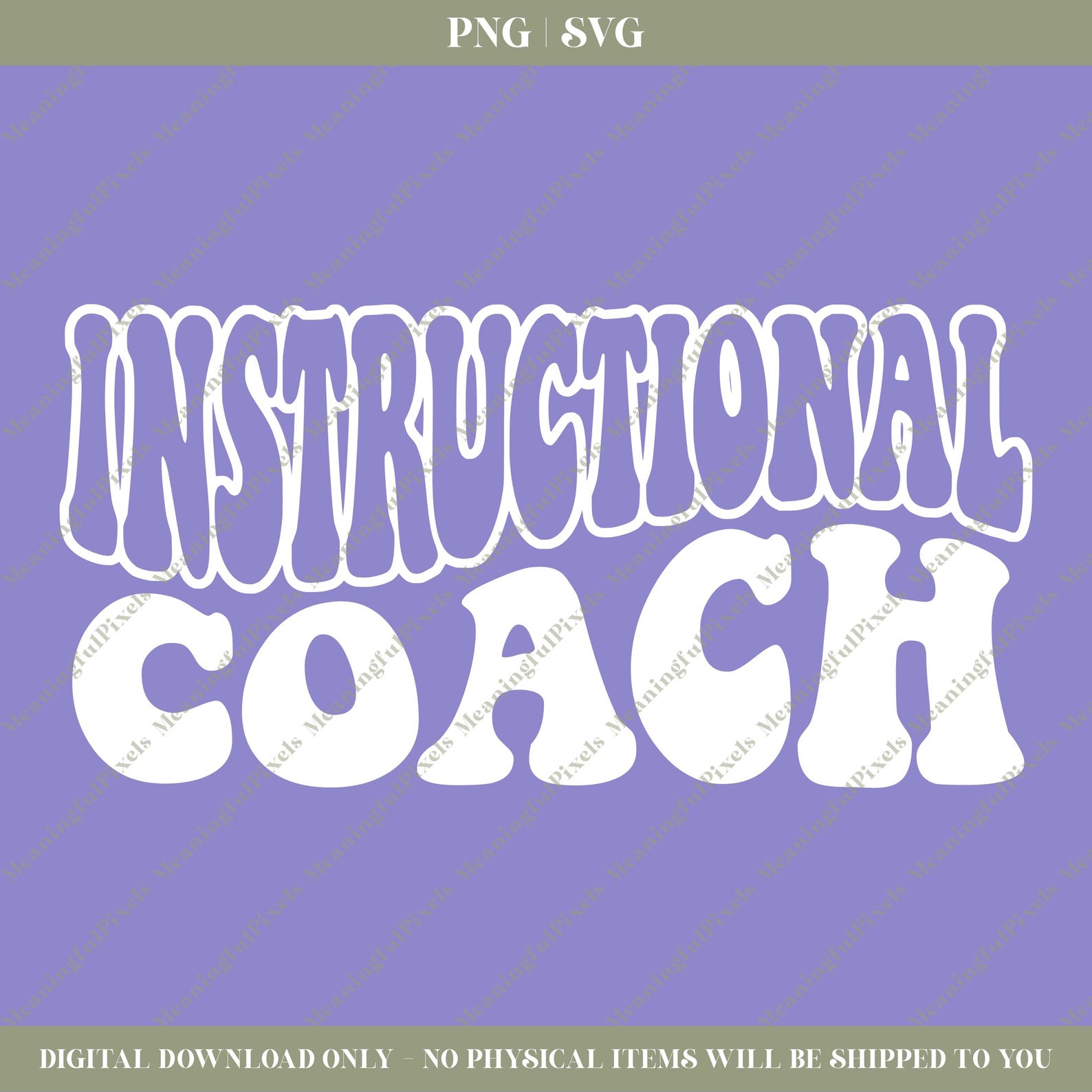Instructional Coach SVG & PNG - Etsy