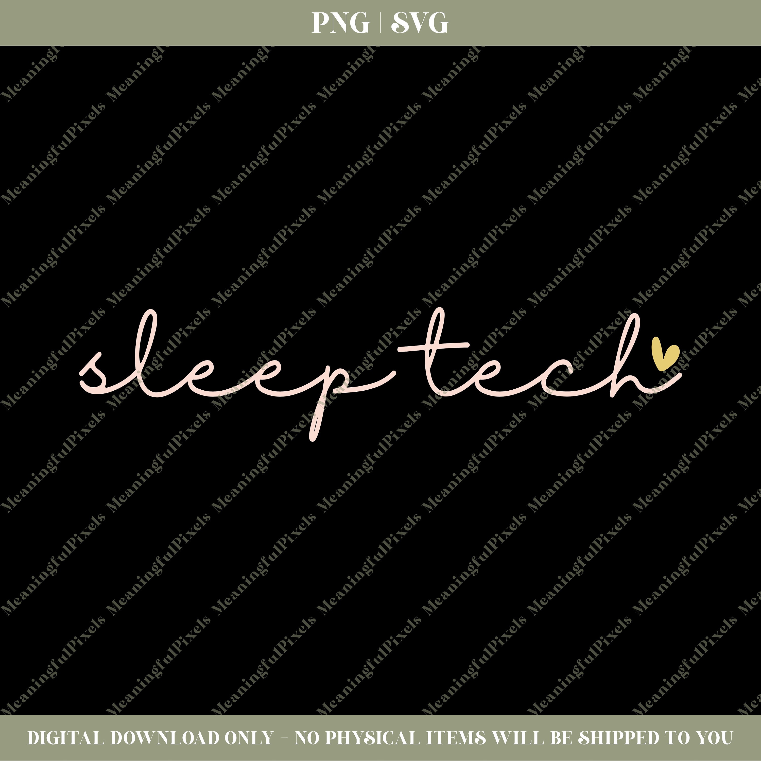 Sleep Tech SVG & PNG - Etsy