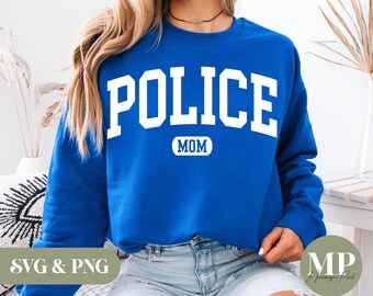 Police Mom SVG & PNG