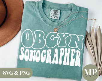 Ecografista obstetra y ginecólogo SVG y PNG