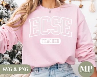 ECSE Teacher | Early Childhood Special Education SVG & PNG