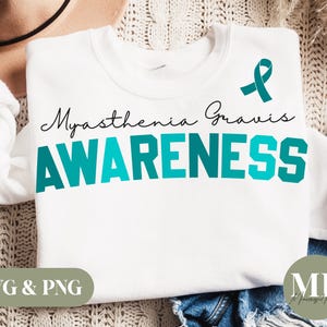 Conscientização sobre Miastenia Gravis SVG e PNG