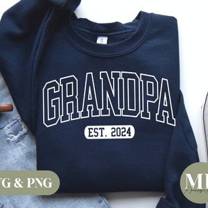 Grandpa Est. 2024 SVG & PNG